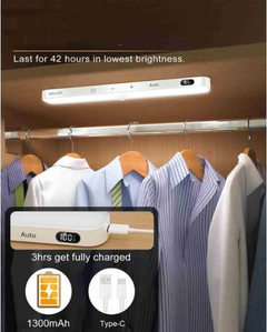 Smart Glow Motion Sensor Cabinet Light with Battery Display