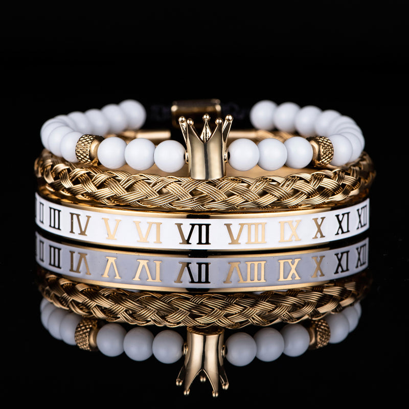 Diamond Roman Bracelets