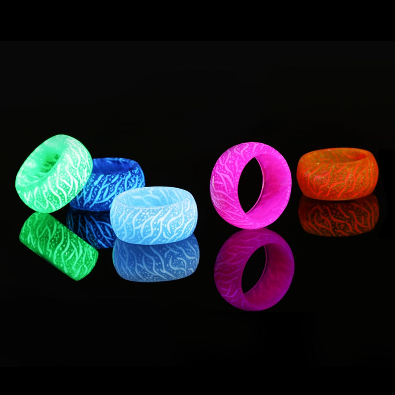 Glow in the Dark Crackle Ring