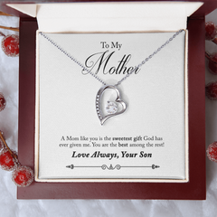 To My Mother, Love Always, Your Son Forever Love Necklace