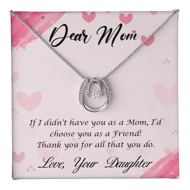 Dear Mom, Love Your Daughter Necklace