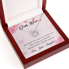 Dear Mom, Love Your Daughter Necklace