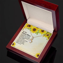 To My Bonus Mom Alluring Beauty Necklace