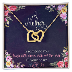 A Mother Interlocking Hearts Necklace