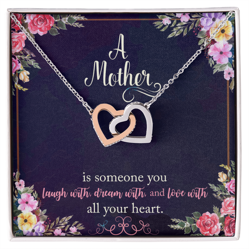 A Mother Interlocking Hearts Necklace