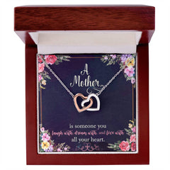 A Mother Interlocking Hearts Necklace